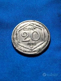 Centesimi 20 esagono.