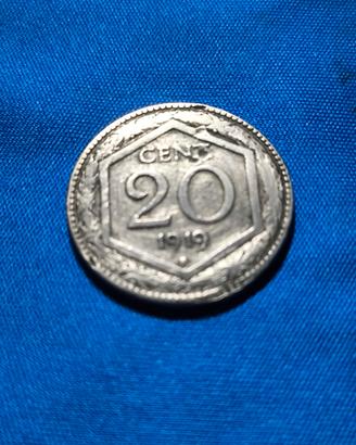 Centesimi 20 esagono.