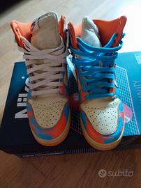 SCARPE NIKE DUNK HIGHT ORANGE NUOVE