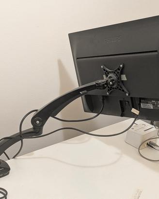 SUPPORTO  + MONITOR 21" PHILIPS 