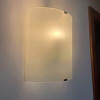 N.3 APPLIQUE PARETE IN VETRO SATINATO