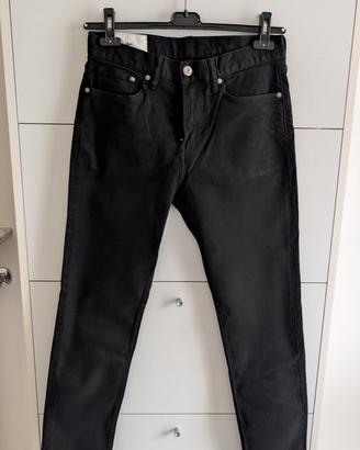 pantaloni h&m chino denim neri