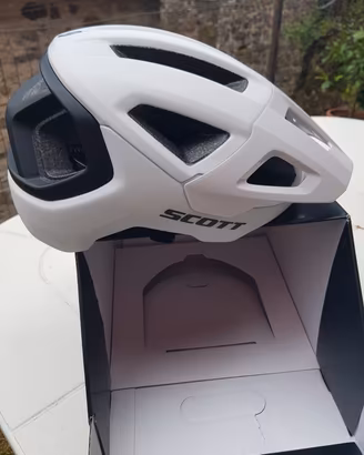 Casco Scott Tago Plus MIPS di colore bianco tg L
