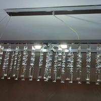 Lampadario cristalli 98 cm.