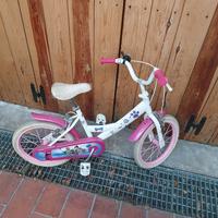 bicicletta bambina 16 "dai 3 ai 5 anni trattabile 