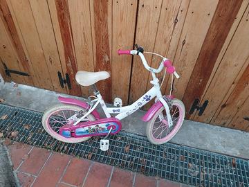 bicicletta bambina 16 "dai 3 ai 5 anni trattabile 