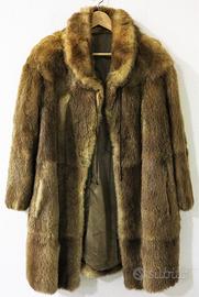 Pelliccia donna lapin anni 80 tg 40 42 vintage usa