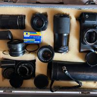 Canon T-70 vintage a rullino