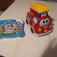 Clementoni camion dei pompieri parlante con tablet