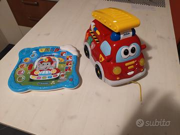 Clementoni camion dei pompieri parlante con tablet