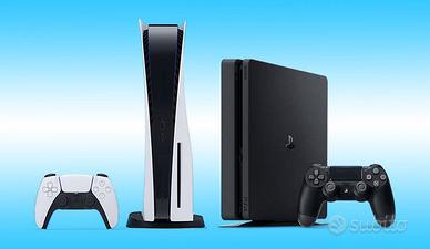 In blocco ps4 e ps5 con joypad (ps4 venduta)