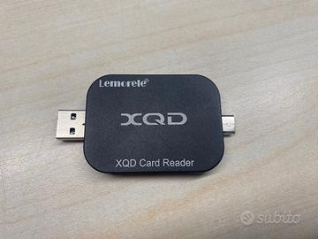 Lettore Schede XQD USB 3.0 con Porta USB A/USB  C