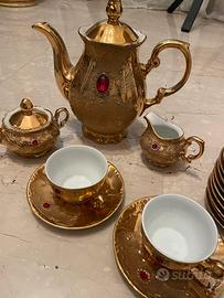 Servizio tazze oro anni ‘50