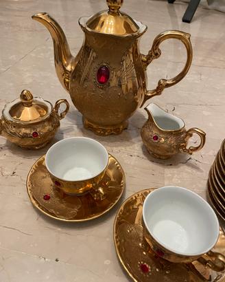Servizio tazze oro anni ‘50
