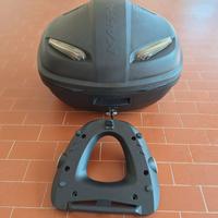 Bauletto Kappa 47 lt con schienalino e piastra