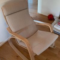 Sedia a dondolo Ikea POÄNG