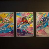 Starter Pokémon Rowlet Litten Popplio