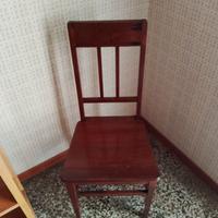 2 sedie legno