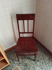 2 sedie legno
