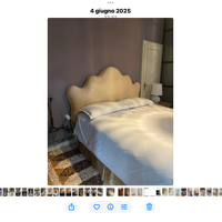 Letto matrimoniale imbottito sfoderabile