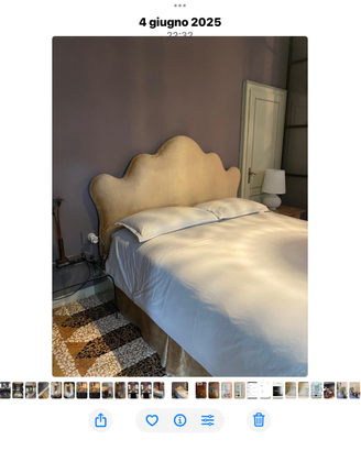 Letto matrimoniale imbottito sfoderabile