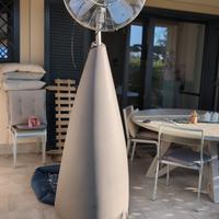 Ventilatore da esterno con nebulizzatore