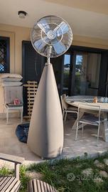 Ventilatore da esterno con nebulizzatore