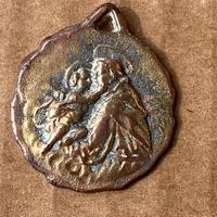 Medaglia devozionale vintage.