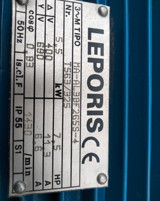 Motore elettrico trifase 380 v