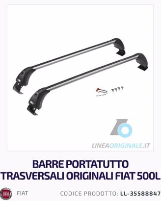 Barre originali Fiat 500L