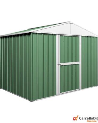 Box baracca lamiera Acciaio 275x175cm verde