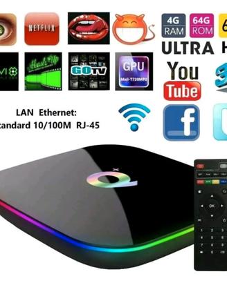 TV Box Android 4gb RAM 64gb ROM UHD