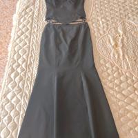 Abito da cerimonia nero in taffetà