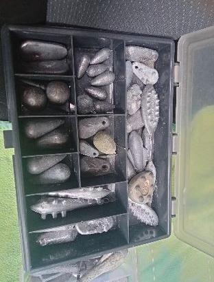 piombi da pesca e canne
