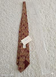 cravatta vintage seta anni 90 nuova