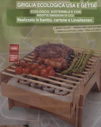 griglia usa e getta,anche oggetto arredo
