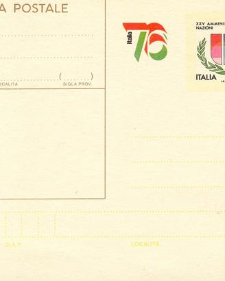 CARTOLINE postali con francobollo B