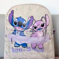 Zainetto Stitch con brillantini - color panna