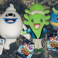 Set 4 Peluche cartoon manga anime game Yokai watch