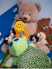 Peluche tartaruga gigante 100 cm circa