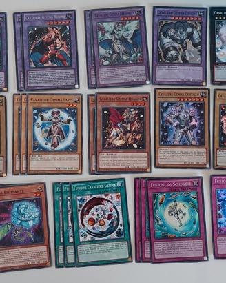 lotto base deck cavaliere gemma yugioh
