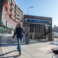 Posto letto sopa fermata Metro Frattini M4