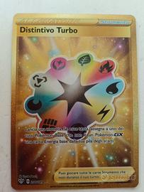 carta Pokémon Distintivo Turbo gold