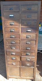 mobile vecchio ufficio anni 60 in ciliegio