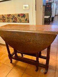 Tavolo a bandelle chiudibile primi 900