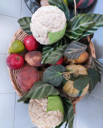 frutta e verdura artificiale