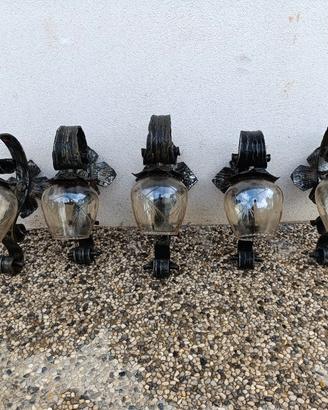 Lampade ferro battuto da esterno