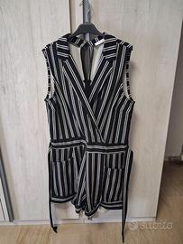 Tutina LolaLiza tg. 44 a righe bianco/nere