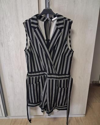Tutina LolaLiza tg. 44 a righe bianco/nere