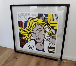 Stampa con cornice - Roy Lichtenstein, M-Maybe